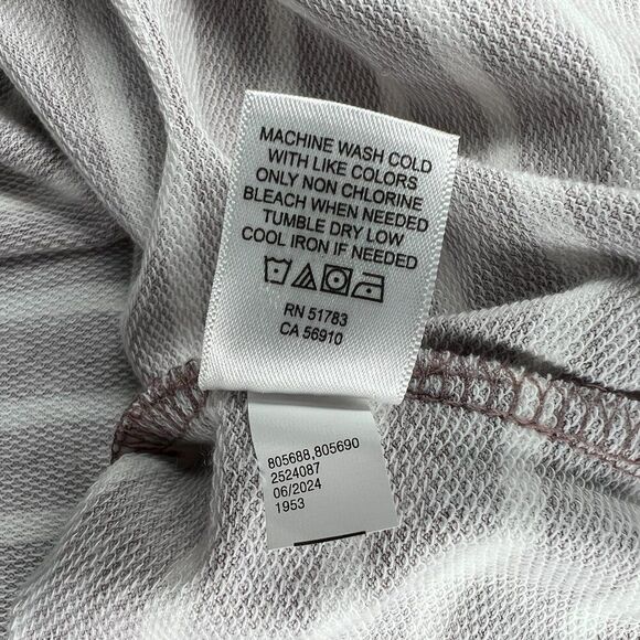 Maurices Women's Size Medium 24/7‎ Clara Striped Long Sleeve Tee - Picture 11 of 11